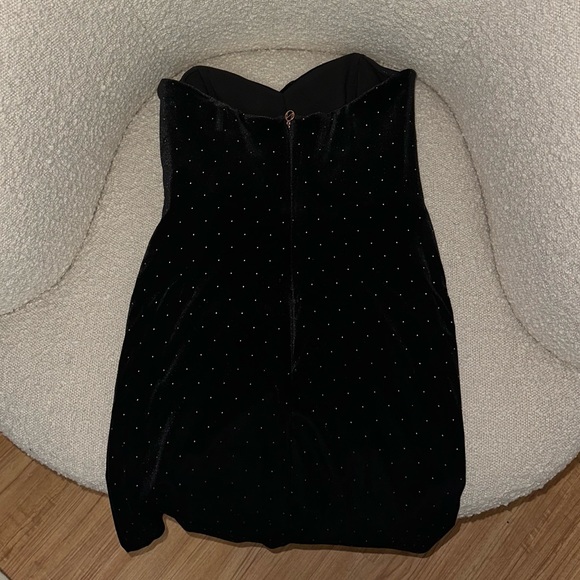 Nookie black velvet mini dress - Picture 3 of 6